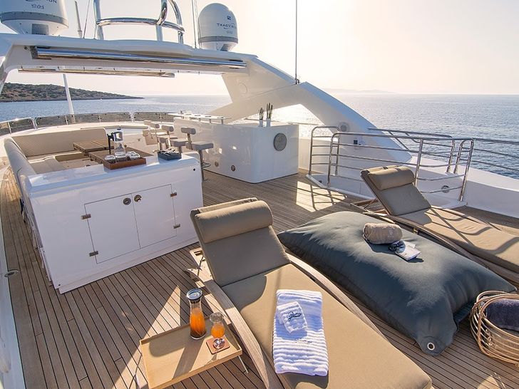 Pathos Sunseeker 40m Lounging