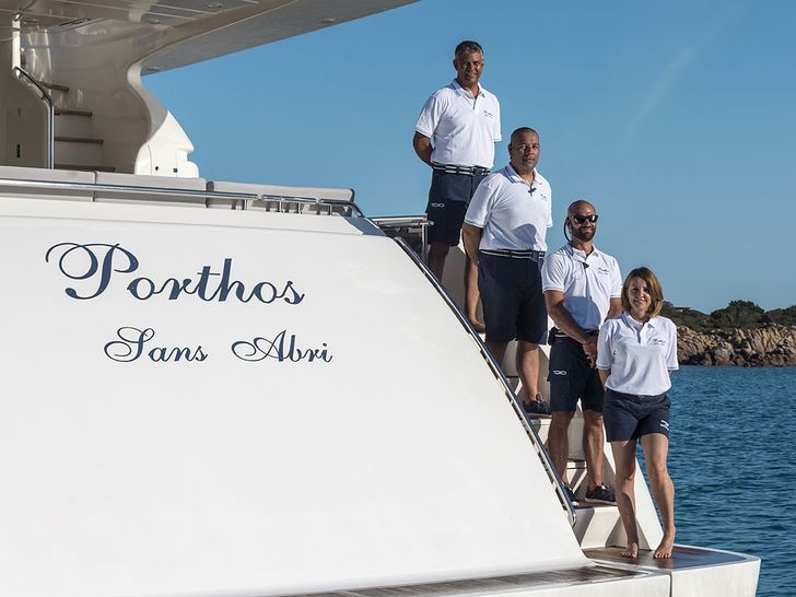 Porthos Sans Abri Ferretti Sardinia Crew