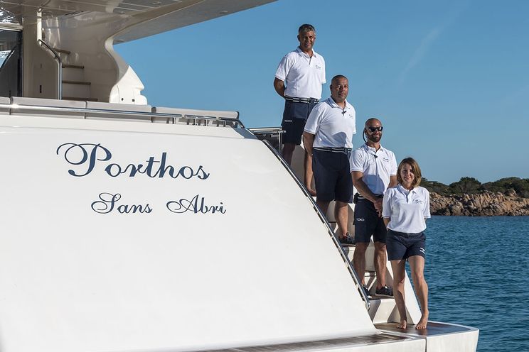 Charter Yacht PORTHOS SANS ABRI - Ferretti 881 - 4 Cabins - Sardinia - Poltu Quatu - Porto Cervo - Bonifacio
