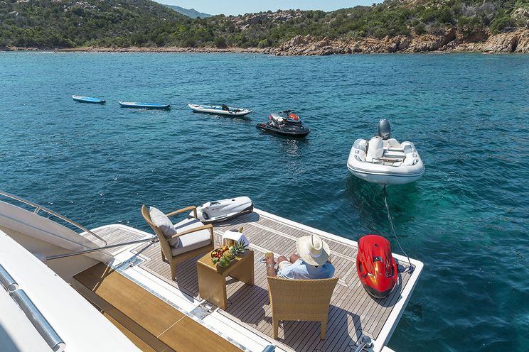 Charter Yacht PORTHOS SANS ABRI - Ferretti 881 - 4 Cabins - Sardinia - Poltu Quatu - Porto Cervo - Sardinia - Italy