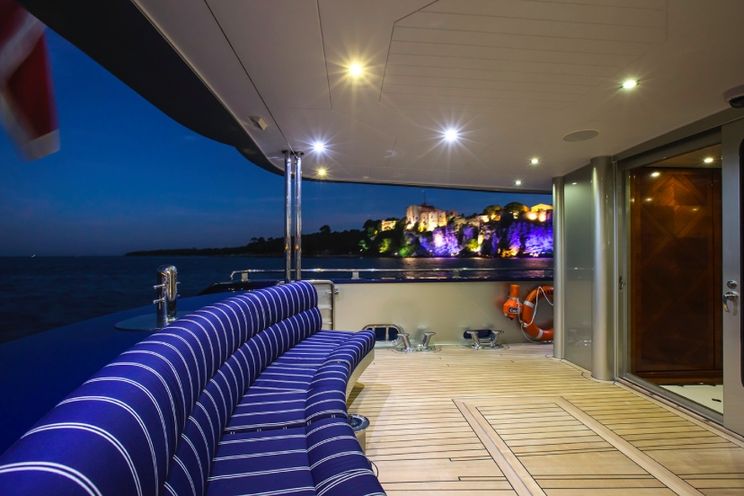 Charter Yacht PRINCESS ILUKA - Ray Kemp 34m - 5 Cabins - St Tropez - Cannes - Monaco - Porto Cervo - San Remo