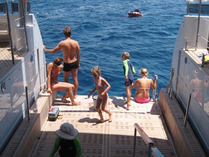 QUARANTA Curvelle 34m Luxury Superyacht Swim Platform