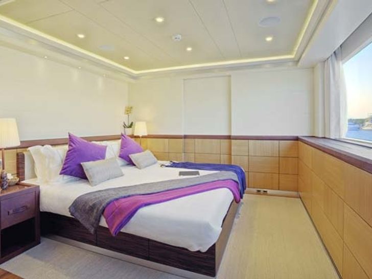 QUARANTA Curvelle 34m Luxury Superyacht Convertible Cabin