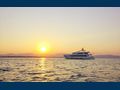 QUARANTA Curvelle 34m Luxury Superyacht Sunset Sailing
