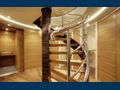 QUARANTA Curvelle 34m Luxury Superyacht Stairway
