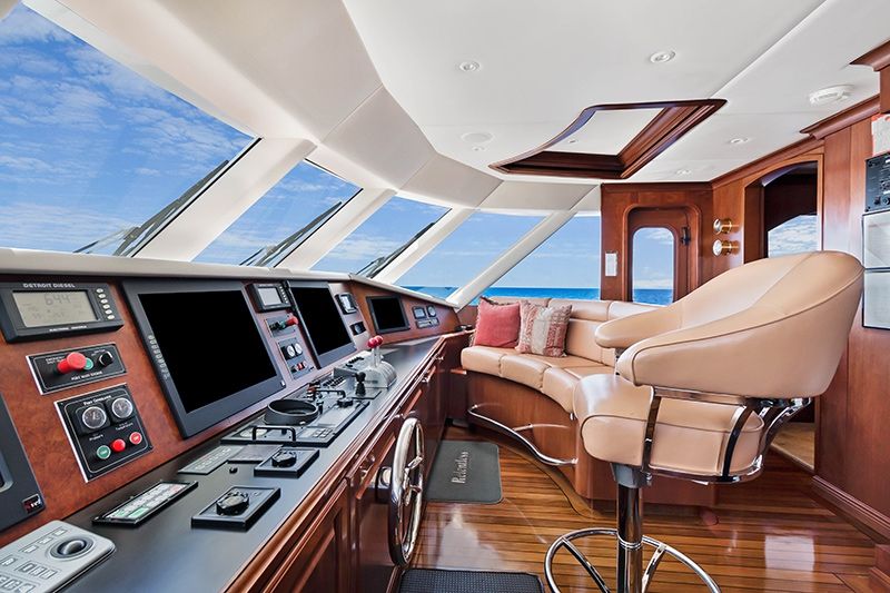 RELENTLESS Trinity 145 Luxury Superyacht Wheel House