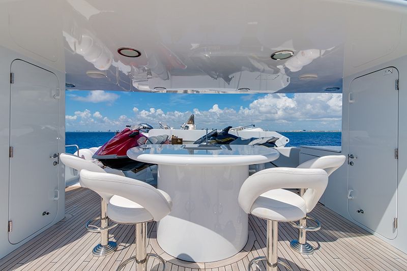 RELENTLESS Trinity 145 Luxury Superyacht Sun Deck