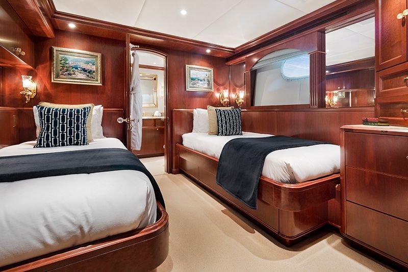 RELENTLESS Trinity 145 Luxury Superyacht Twin Cabin
