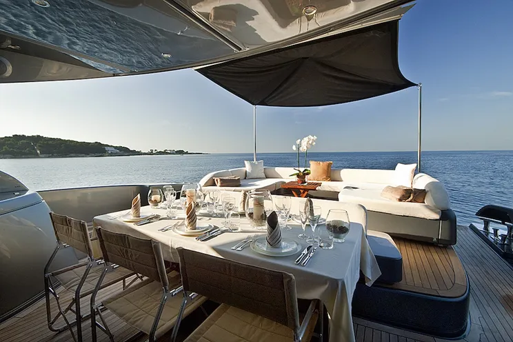 Charter Yacht WHATEVER - Riva Domino 86 - 4 Cabins - Athens - Mykonos - Zakynthos