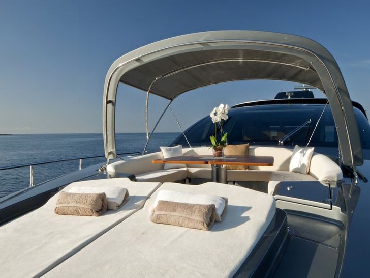 RHINO A Riva Domino 86 Luxury Motoryacht Foredeck