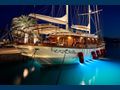 RIANA Silyon 41m Sailing Yacht Night Lights
