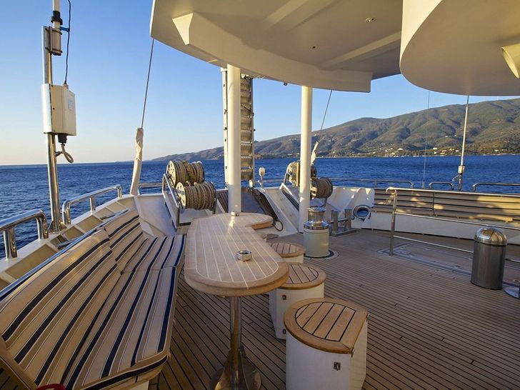 RUNNING ON WAVES - 209` Segel Masten Yachten RUNNING ON WAVES - 209` Segel Masten Yachten