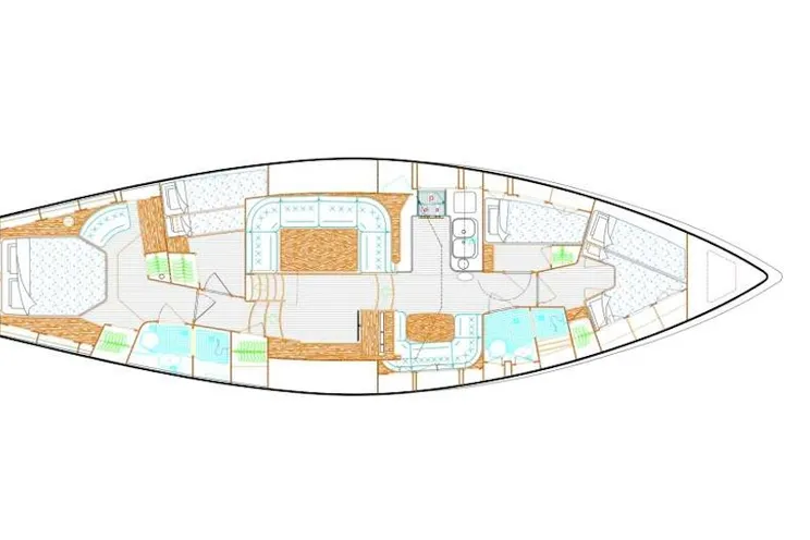 Charter Yacht SALAMANDER - Nauticat 58 - 2 Cabins - Grenada - Bequia - Leewards - Windwards - Martinique