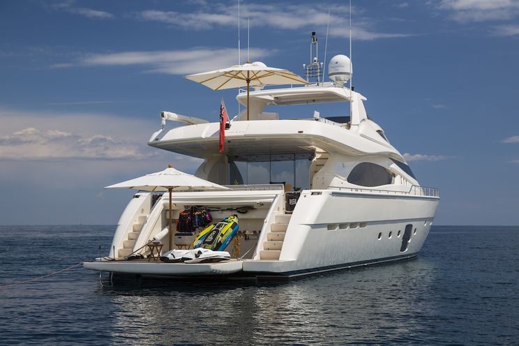Charter Yacht PORTHOS SANS ABRI - Ferretti 881 - 4 Cabins - Sardinia - Poltu Quatu - Porto Cervo - Sardinia - Italy