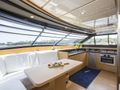 PORTHOS SANS ABRI Ferretti 881 - galley with a dining area PORTHOS SANS ABRI Ferretti 881 - galley with a dining area
