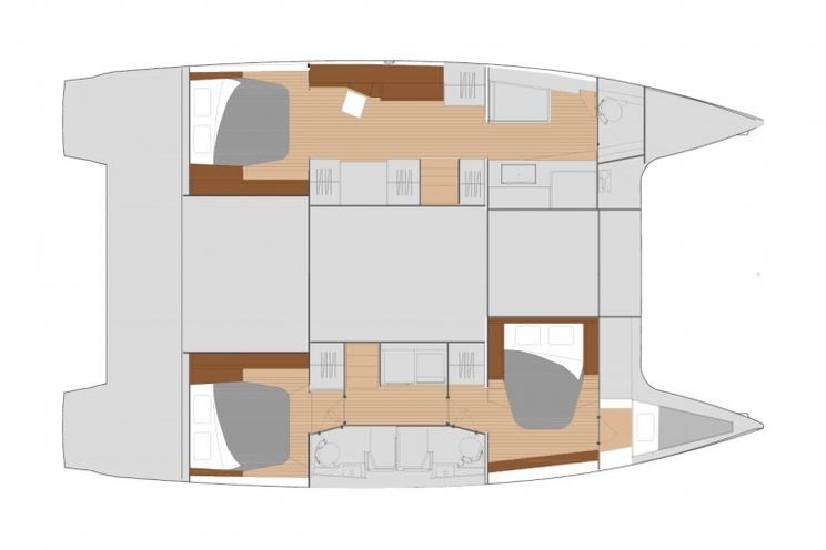 Charter Yacht Fountaine Pajot Saona 47 - 3 cabins(3 double)- 2019 - Annapolis
