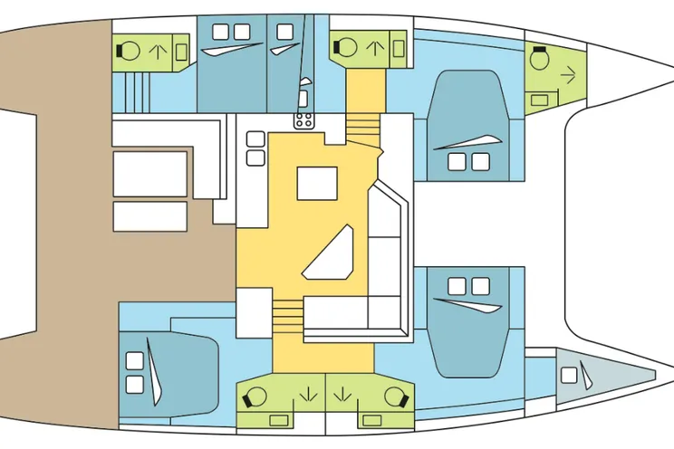 Charter Yacht Fountaine Pajot Saona 47 - 5 Cabins(4 double + 1 twin)- 2020 - Thailand - Phuket