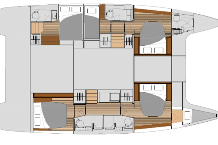 Charter Yacht Fountaine Pajot Saona 47 - 5 Cabins(4 double and 1 bunk cabin)- Phuket,Thailand