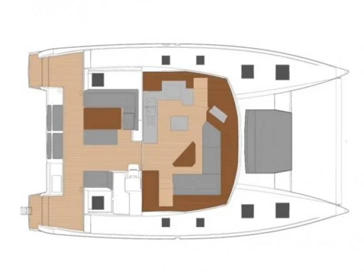 Sauna 47 - Layout deck Sauna 47 - Layout deck