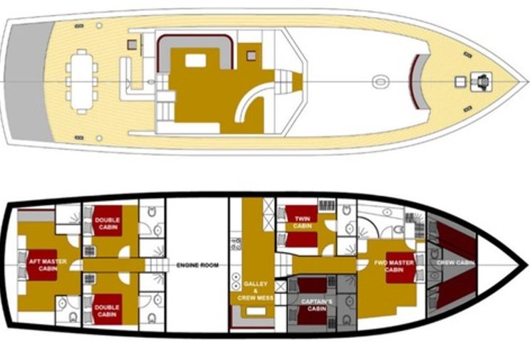Charter Yacht MEIN SCHATZ - Gulet 30 - 5 cabins - Gocek - Marmaris