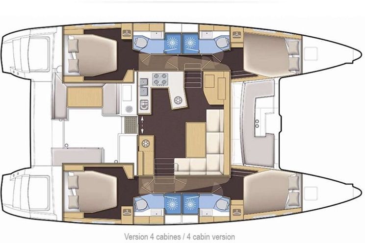 Layout for TIME OUT - yacht layout