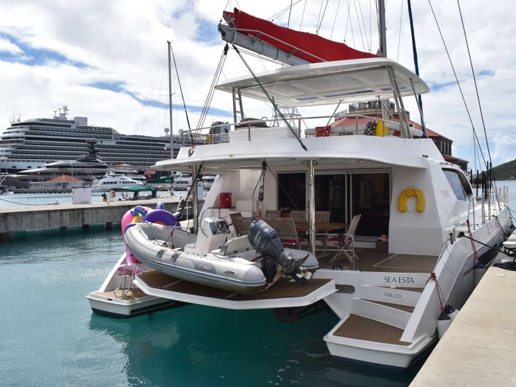 SEA ESTA Catamaran Aft Deck