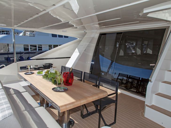 SEATALY Amer Cento Quad Luxury Superyacht Aft Deck