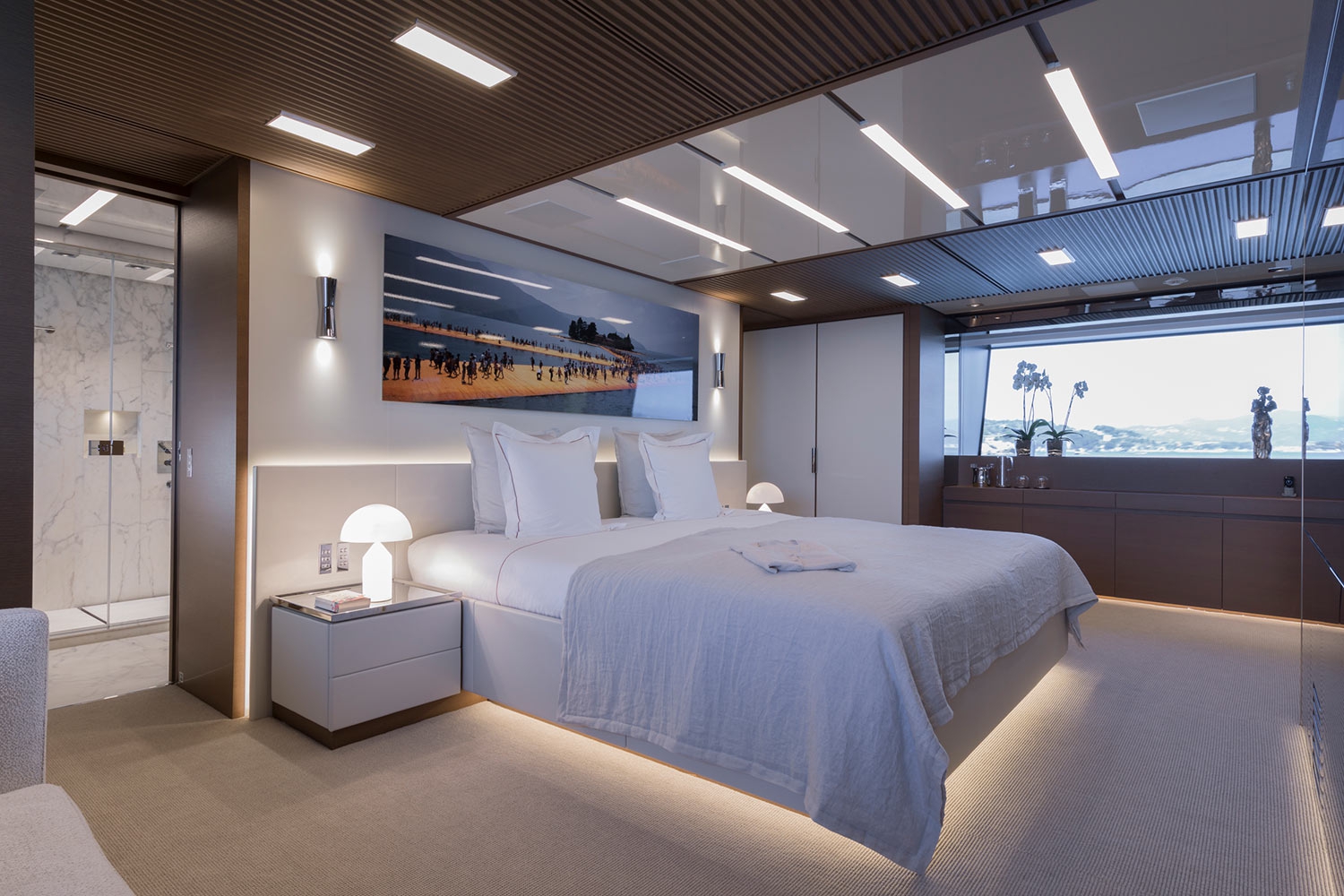 SEVEN SINS San Lorenzo 52m Steel Luxury Superyacht VIP Cabin