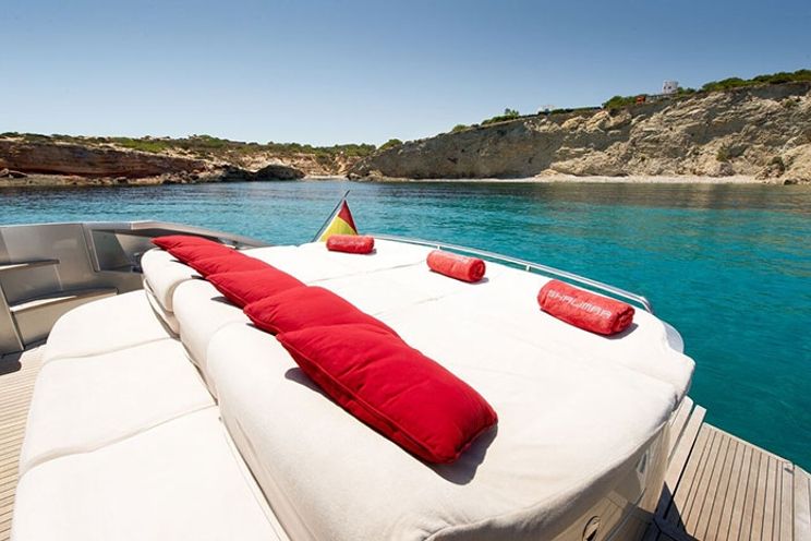 Charter Yacht LEGENDARY - Pershing 72 - 3 Cabins - Ibiza - Formentera - Palma - Mallorca - Menorca - Balearics - Spain