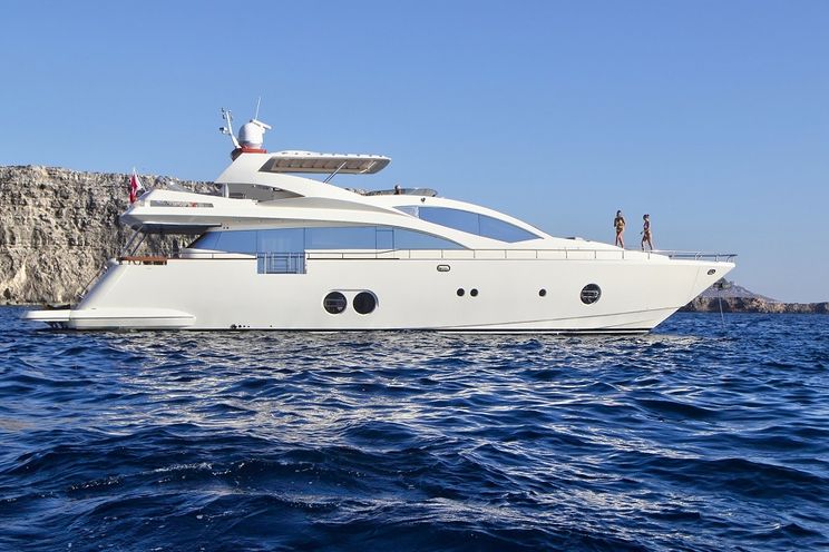 Charter Yacht SICILIA IV - Aicon 85 - 4 Cabins - Santa Eulària - Sant Antoni - Formentera - Barcelona