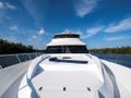 Crewed Motor Yacht Bow Sunbathing Crewed Motor Yacht Bow Sunbathing