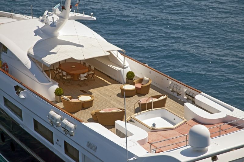 Sun deck view