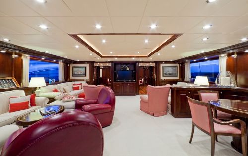 SOPHIE BLUE CBI Navi 41 Luxury Superyacht Main Salon
