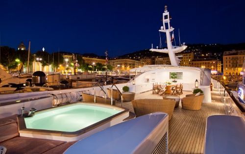 SOPHIE BLUE CBI Navi 41 Luxury Superyacht Sundeck