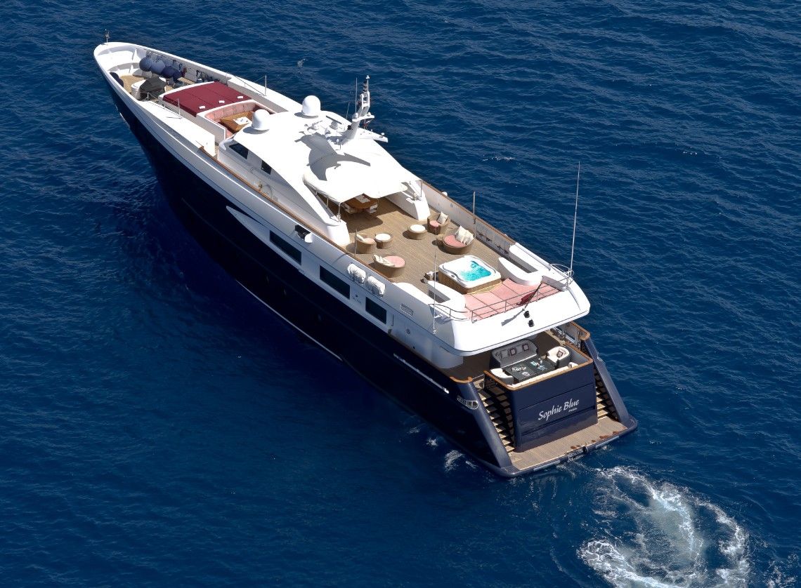 SOPHIE BLUE CBI Navi 41 Luxury Superyacht Running