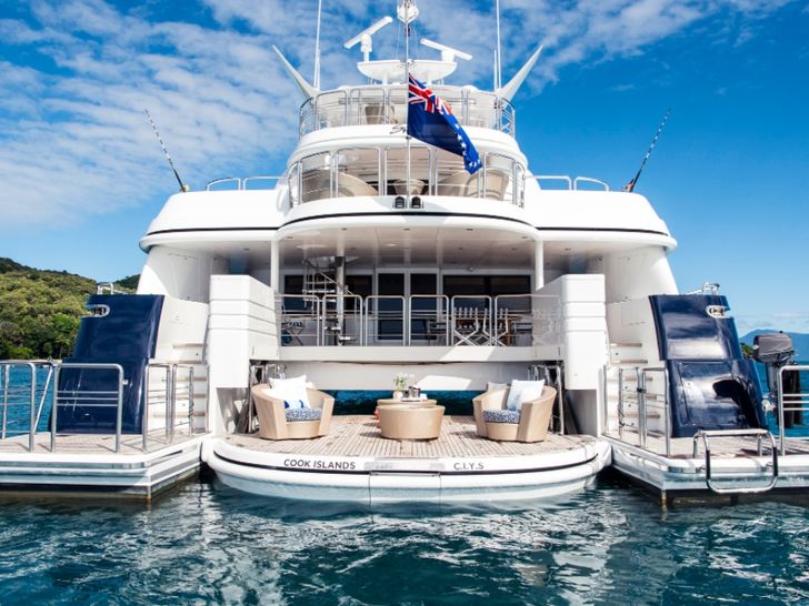 MY SPIRIT - New Zealand Yacht 35 m,stern view MY SPIRIT - New Zealand Yacht 35 m,stern view