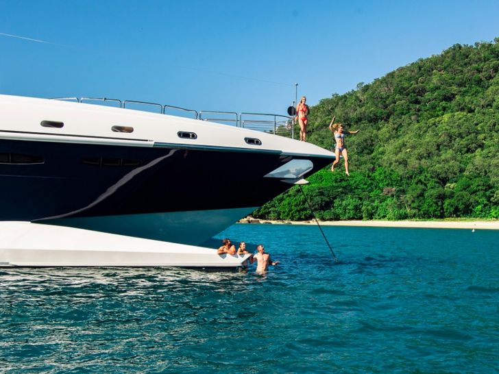 MY SPIRIT - New Zealand Yacht 35 m,bow MY SPIRIT - New Zealand Yacht 35 m,bow