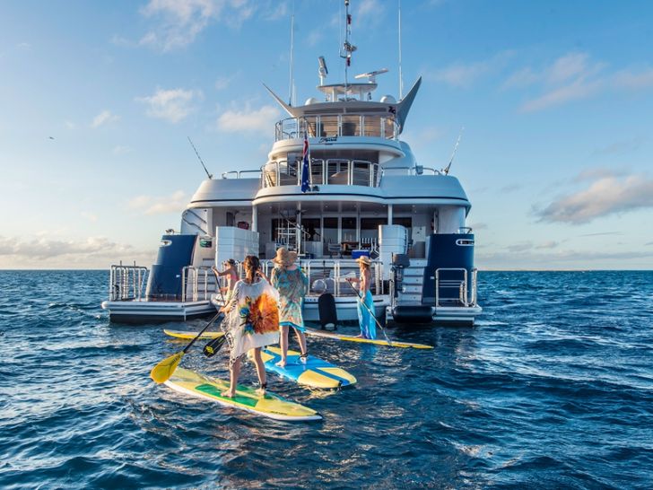 MY SPIRIT - New Zealand Yacht 35 m,stern with water toys MY SPIRIT - New Zealand Yacht 35 m,stern with water toys