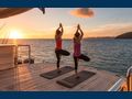 MY SPIRIT - New Zealand Yacht 35 m,aft deck yoga