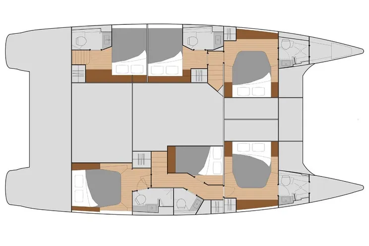 Charter Yacht Fountaine Pajot Saba 50 - 2018 - 6 + 1 Cabins - Seychelles,Mahe,Praslin