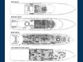 STARSHIP - Van Mill 43 m,motor yacht layout