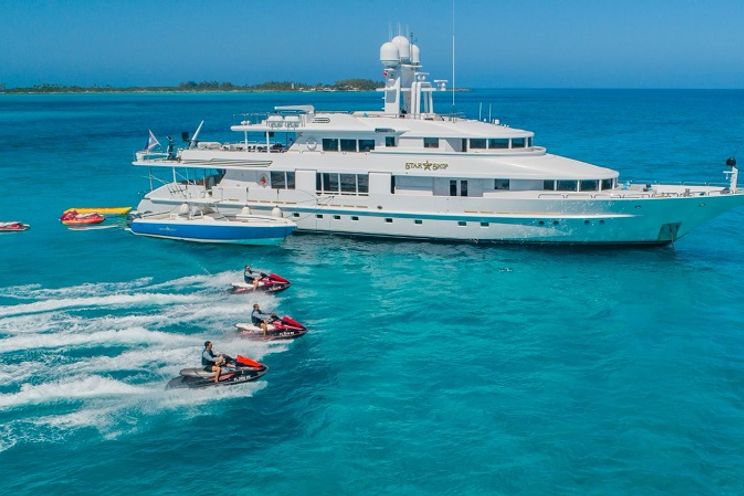 Charter Yacht STARSHIP - Van Mill 43m - 5 Cabins - 2017 - Fort Lauderdale - Nassau - Staniel Cay - Exumas