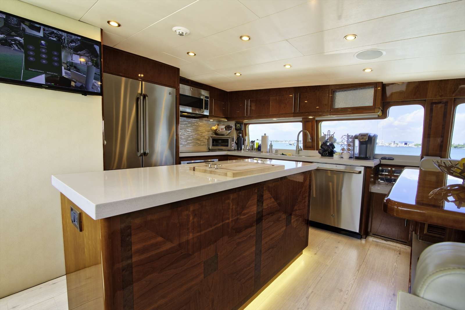 STERLING V Yacht Galley