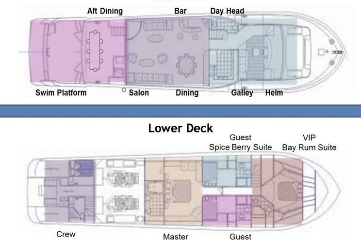 Charter Yacht SUITE LIFE - Tarrab Yachts - 4 Cabins - St Thomas - Virgin Islands