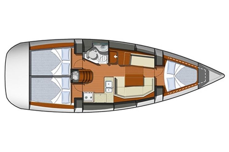 Charter Yacht Sun Odyssey 36 - 3 Cabins - Lithuania - Baltic Sea