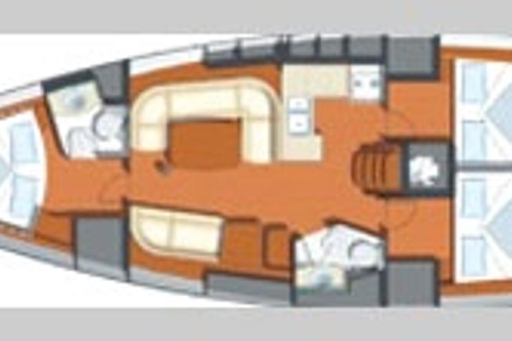 Charter Yacht Sun Odyssey 42i - 3 Cabins - Cannigione - Sardinia