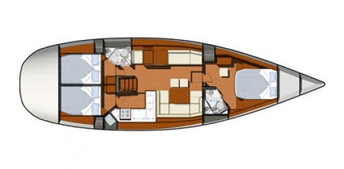 Charter Yacht Jeanneau Sun Odyssey 50 DS - 4 + 1 Cabins - Denia