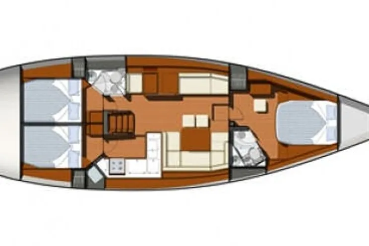 Charter Yacht Jeanneau Sun Odyssey 50 DS - 4 + 1 Cabins - Denia