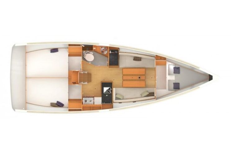 Charter Yacht Sun Odyssey 349 - 3 cabins(3 double)- 2018 - Lefkas
