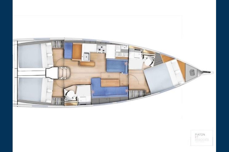 Charter Yacht Sun Odyssey 410 - 2020 - 3 cabins(3 double)- Kos - Rhodes